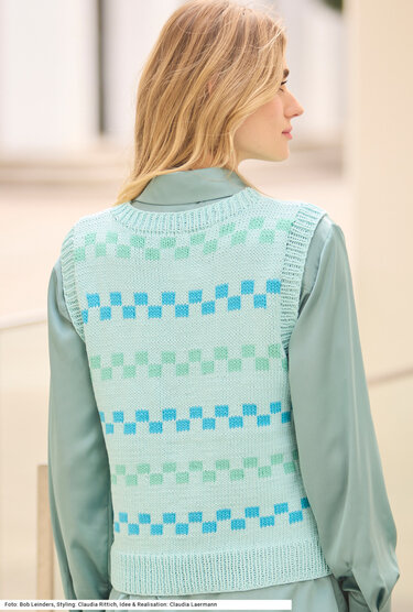Pullunder mit Jacquardmuster - Bild 3
