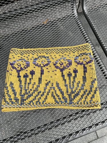 Loop Pusteblume - tunesisch gehäkelt - Häkeln