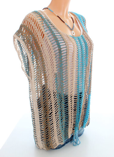 Top Tunika Shirt "Pocahontas" - Häkelanleitung