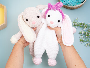 Crochet Bunny Lovey Pattern – Bunny Snuggler Crochet Pattern