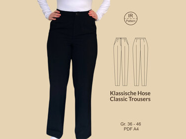 Klassische Hose Schnittmuster - Nähen