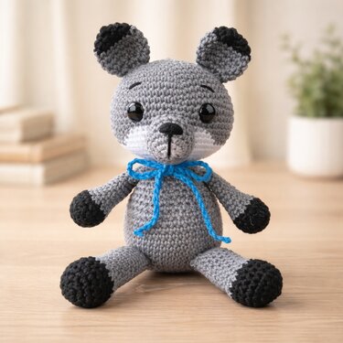 Häkelanleitung Wolf Wito, Amigurumi, Wolf häkeln