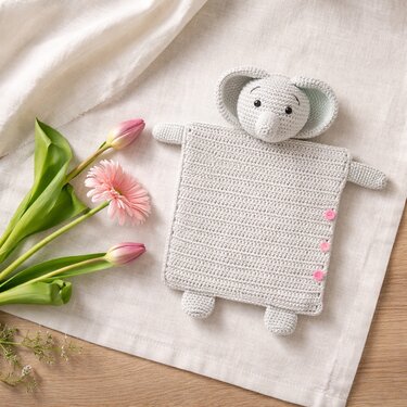 Häkelanleitung Elefant Hülle für Wärmekissen Kirschkernkissen Körnerkissen