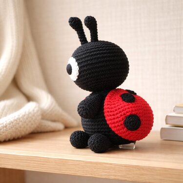 Crochet Pattern Marly the Ladybug, Amigurumi, crochet Ladybug