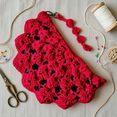 Half Circle Crochet Bag Pattern PDF + Photo & Video TutorialThis half-circl