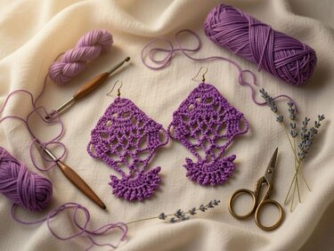 Häkelanleitung Fisch Ohrringe PDF + Video Tutorial nur Englisch