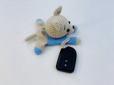Dog Key Case - Crochet