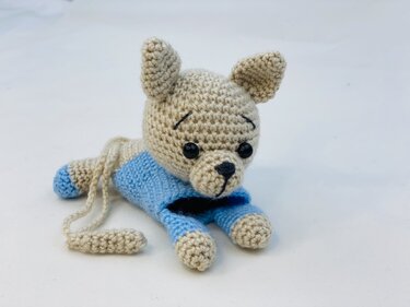 Dog Key Case - Crochet