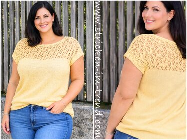 Knitting Pattern for Summer Top | Knit Top MonteNegro #1