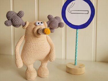 Häkelanleitung Smokey , Statement Amigurumi