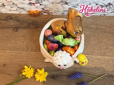 Osterkörbchen Schaf – Süßer Hingucker für dein Osterfest - Häkeln