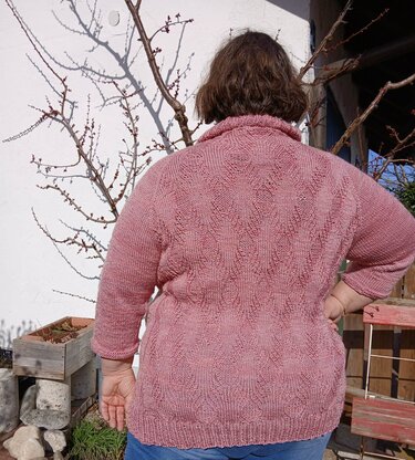 RVO-Zopfpullover "Maschengewusel" mit oder ohne Rollkragen, Gr. XS-XXXXXXL - Bild 7