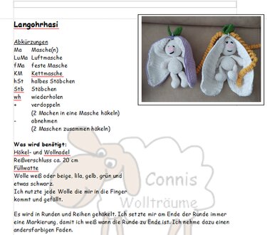 Langohrhasi - Häkeln