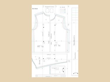 Schnittmuster Sweatshirt - Nähen