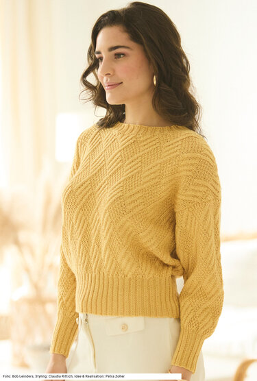 Pulli mit Rautenmuster - Bild 3