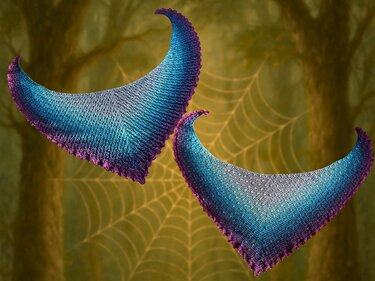 Netz der alten Zeit-Ein Häkelbuch aus Tharawen Teil 3 Tuch Abendfrost - Häkeln