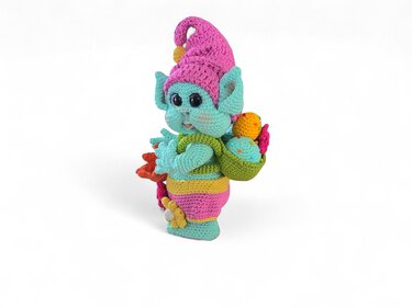 Crochet pattern Easter basket / Backpack / Pin cushion - Image 7