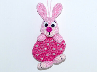 Häkelanleitung kleine Osterhäschen