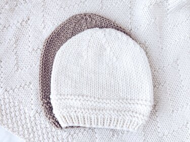 Einfache Baby Mütze Strickanleitung 6 Größen