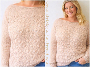 Knitting pattern lace sweater | Ajour sweater AJOUR #1 KidSeta #3