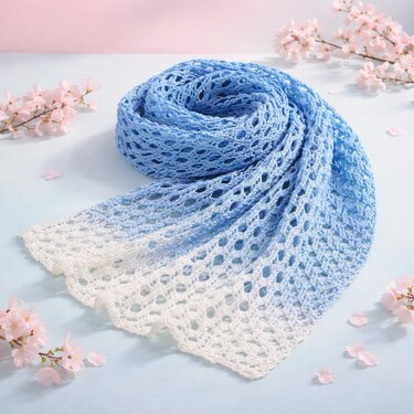 Scarf/Stole “Rabyana BE” – Crochet pattern