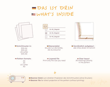 Oversized pajama shirt – Tall Plus 30–48 - Sewing