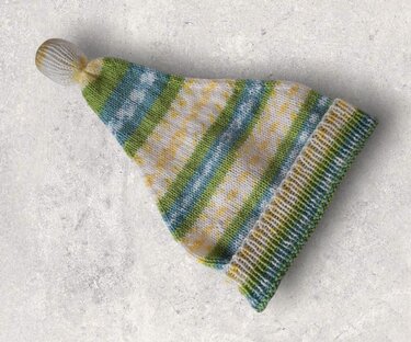 Strickanleitung Wichtelmütze unisex, ca. 8 - 24 Monate    #373