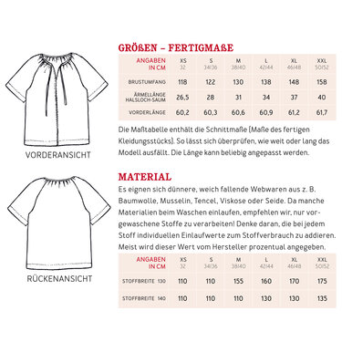 Bluse FRAU NOOR | eBook - Nähen