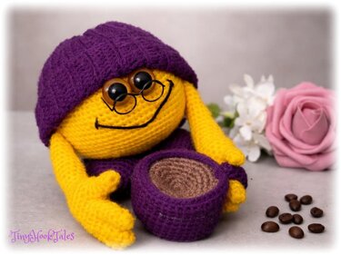 Häkelanleitung für Smiley "Bruno Bohne" - Bild 2