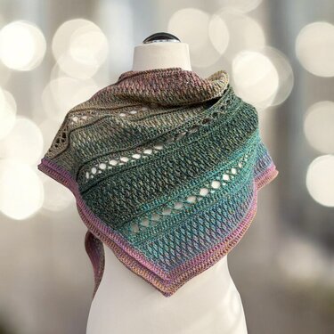 Häkelanleitung Tuch Flowmere