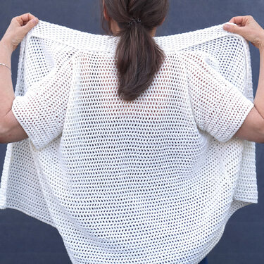 Cardigan, Shirt “Selma” – Unisex Summer Shirt Crochet Pattern - Image 3