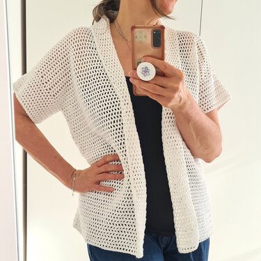 Cardigan, Shirt “Selma” – Unisex Summer Shirt Crochet Pattern - Image 12