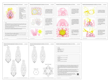 Dekorative Geschenkverpackung für ein Osterei – Bastelvorlagen und Anleitun - Basteln