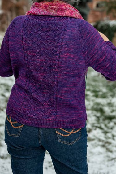 BE ROOTED Pullover Sweater 8 Größen (XXS-3XL) Nahtlos von oben - Bild 2
