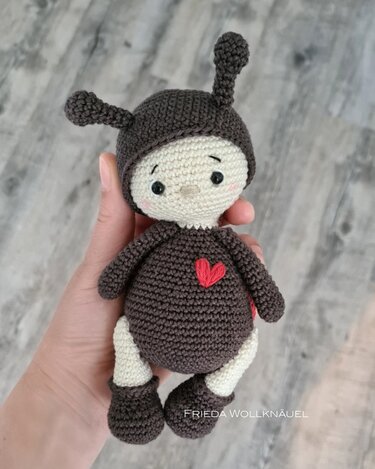 Amigurumi Käfer häkeln – Anleitung „Marie“ (ca. 16 cm) für Anfänger / PDF-D