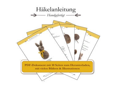 Amigurumi Häkelanleitung in PDF - Osterhase