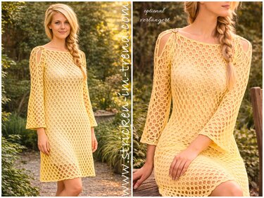 Häkelanleitung für Sommerpulli/Sommerkleid | Häkelpulli AirStyle #1 + BONUS - Bild 28