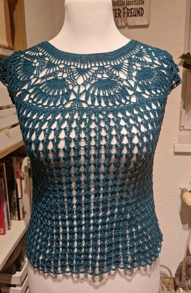 Tunika/Shirt/Kleid Fairy Whisper, Häkelanleitung - Bild 34