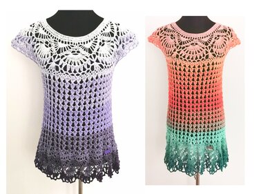 Tunika/Shirt/Kleid Fairy Whisper, Häkelanleitung - Bild 48