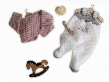 Romper "Kayla", doll clothes for 12 inch, 13-15 inch, 15-17 inch, 18 inch