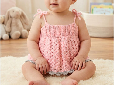 Häkelanleitung für ein Baby Top -abwandelbar in jede Größe! - Bild 2