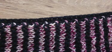 Lotusblume, Schattenstricken, Illusionsstricken, Motivtuch