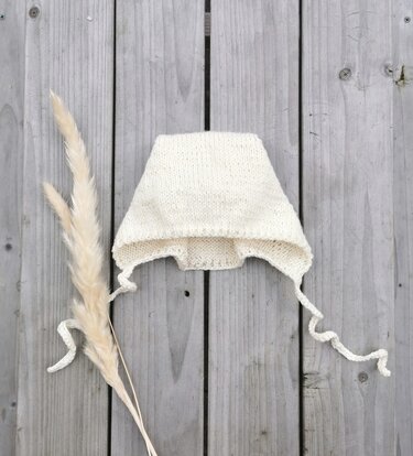 Zarte Babymütze stricken - Anleitung Babyhaube für Neugeborene - Bild 2