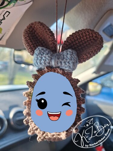 Eier-Hasi - Häkelanleitung für eine niedliche Hülle für Schoko-/Ostereier - Bild 7