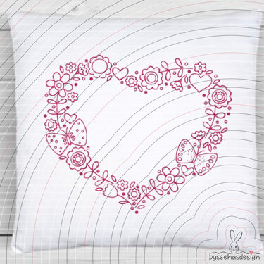 Ostern Blumenherz Plotterdatei SVG DXF - Bild 9