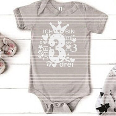 Zahl 3 Plotterdatei SVG DXF - Bild 7