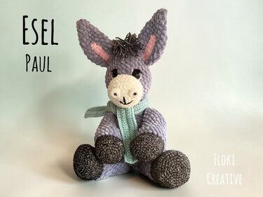 Häkelanleitung Esel Paul, deutsch, Amigurumi, DIY