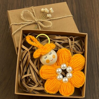 Flower Doll Charms Crochet Keychain Pattern PDF Tutorial - Image 7