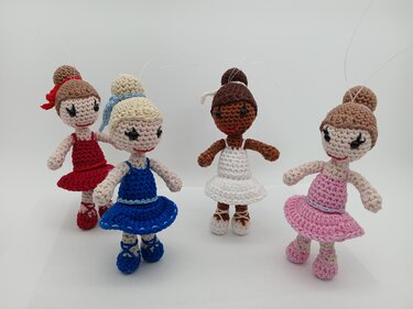 Ballerina häkeln - elegante Amigurumi Tänzerin - Bild 2