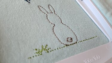 Stickdatei Hase Osterhase Freebie - Bild 2